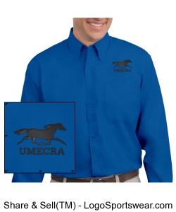 Mens Long Sleeve Easy Care Shirt Design Zoom
